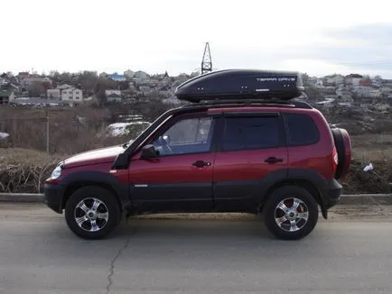 Chevrolet Niva багажника монтирана на покрива