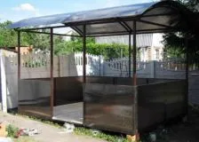 Gazebo de țevi din PVC cu mâinile sale foto, video