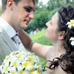 Csokor frangipani - Saison romantique - színek a polimer agyag