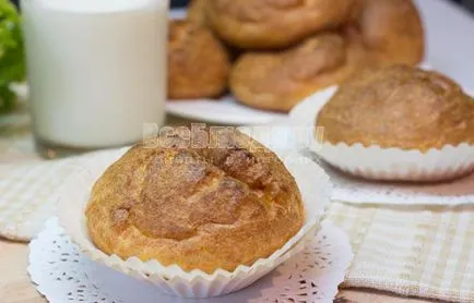 Кифли с рецепта палачинка тесто с стъпка по стъпка със снимки, само храна