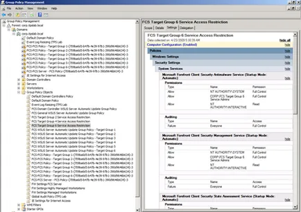 Gestionarea centralizată a politicilor de securitate prin intermediul regulate Microsoft - grup