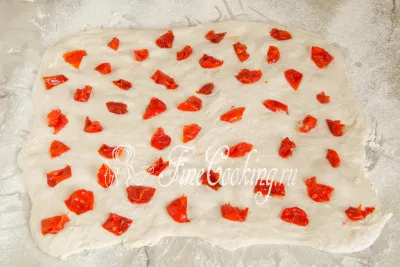 Ciabatta с сушени домати - рецепта със снимки