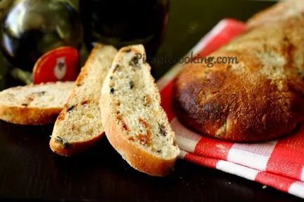 Ciabatta olajbogyóval és paradicsommal, picantecooking