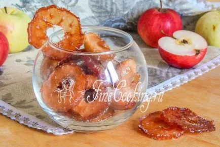 Захаросани ябълки - рецепта със снимки