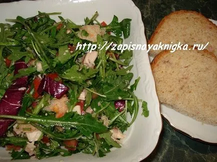 Salata de arugula cu pui