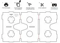 Diy картон, монтирани на главата дисплей със собствените си ръце