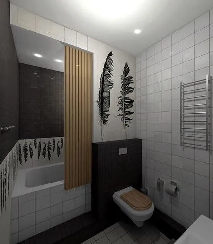 Design interior de baie de 3-4 metri pătrați (85 poze) - este de a fuziona sau nu