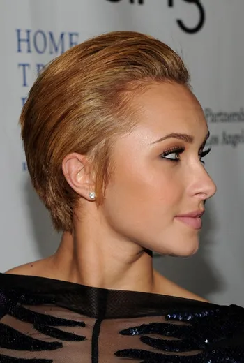 Друг кратко прическа Hayden Panettiere, клюки