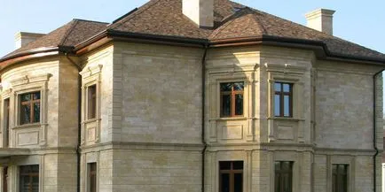 Фасада на варовик, функции и технология на облицовка черупки дома