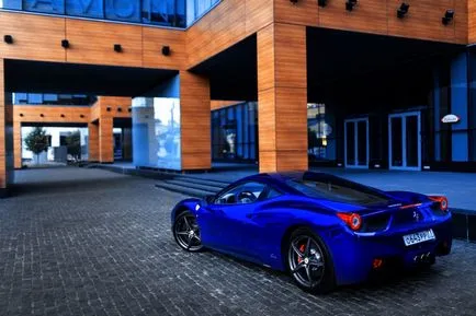 Ferrari 458 iitali belsejében a Lumma és kék króm újbóli stílus! sorozata a