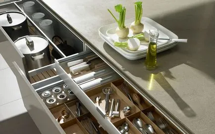 Accesorii pentru bucătărie Cum de a alege șine pentru cabinet de balamale picioare mânere, componente pentru sertare