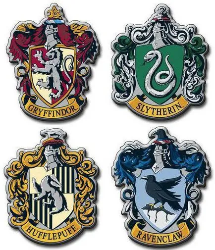 Steme Hogwarts de facultate (foto)