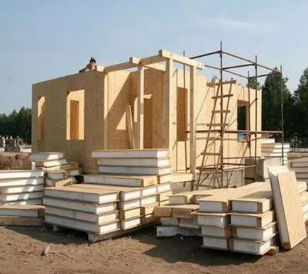 Изграждане на къщата на лешояди панели с техните ръце на снимки и видеоклипове