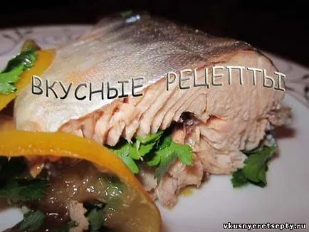 Brook trout sütőben - lépésről lépésre recept fotó, finom receptek