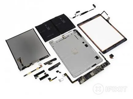 IFixit teljesen szétszerelt az új ipad levegő (fotó)