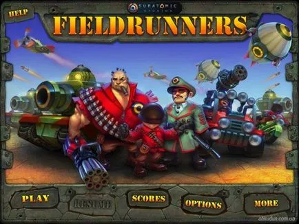 játék Fieldrunners