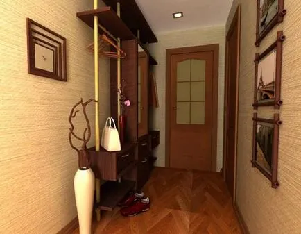 Интересен дизайн на коридора на апартамента (11 снимки)