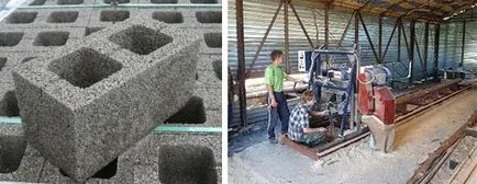 Producția de blocuri de beton de argilă expandată - tehnologie de fabricație, echipamente