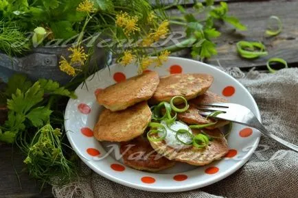 Тиквени палачинки с грис, рецепта със снимка