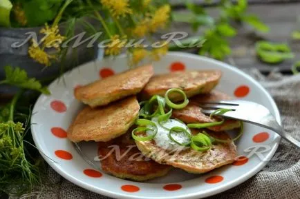 Тиквени палачинки с грис, рецепта със снимка