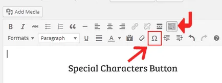 Как да добавите специални символи, за да напишете WordPress
