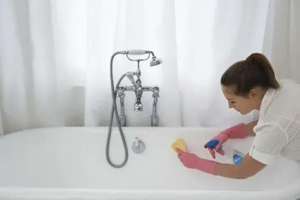 Hogyan tisztítsa meg a fürdő öntöttvas, acél, akril, zománc