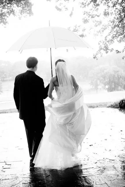 Cum să utilizați umbrela pe sedinta foto de nunta