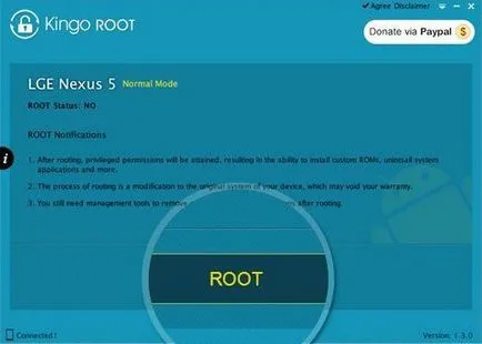 Cum de a obține acces root pe programul Android pentru drepturile de rădăcină de pe PC-ul și Android, cum se instalează, cum