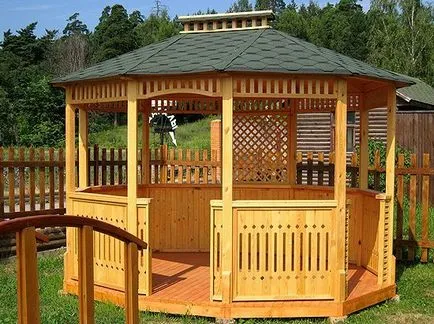 Hogyan készítsünk egy pergola, hogy a saját kezébe