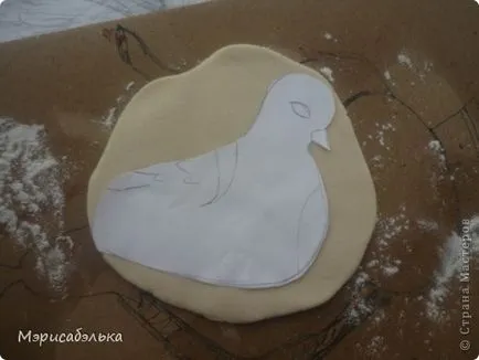 Как да си направим гълъб сол тесто