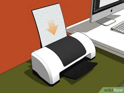 Hogyan készítsünk egy nyomat a szövet, papír használata fagyasztásra (fagyasztó papír)