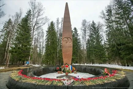 Както сега изглежда мястото на смъртта Yuriya Gagarina