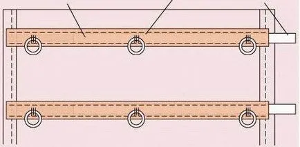 Függöny a fürdőben kezét az anyagválasztás a minták és varrni, példák a fotó - az életem