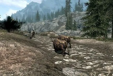 Skyrim Боядисани крава