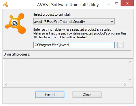 Как да премахнете Avast пълен - програма, за да се премахне