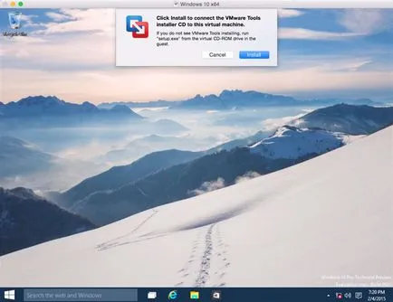 Как да инсталирате Windows 10 технически преглед на Mac с помощта на VMware синтез - новини от света на ябълка