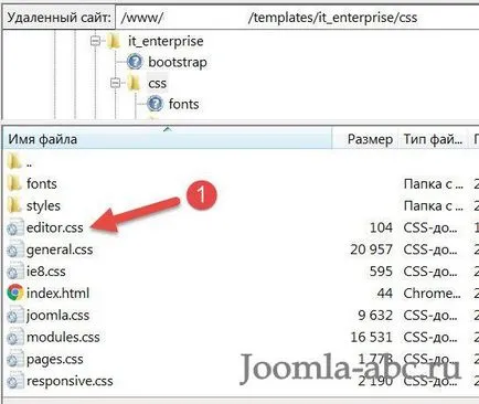 Cum se activează stiluri personalizate JCE Editor joomla