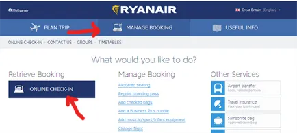 Cum să se înregistreze pentru un zbor ryanair