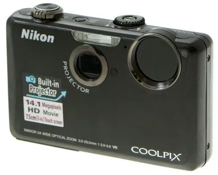 A kamera egy projektor felülvizsgálat NIKON COOLPIX s1100pj - Technológia