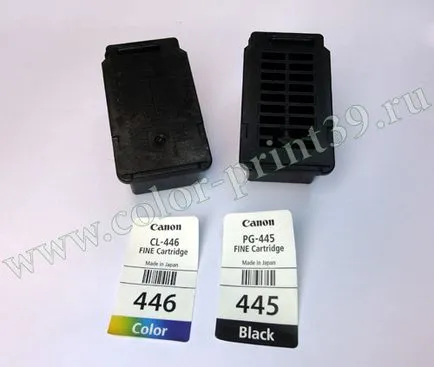 Как да попълните оригиналните касети Canon PG-445 CL-446, принтер CANON PIXMA ip2840, mg2440,