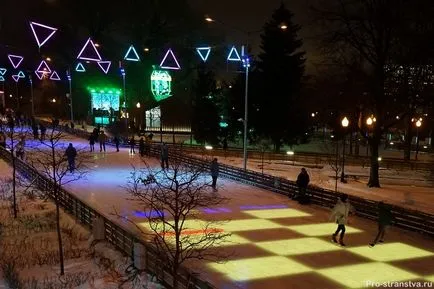 Rink în Gorky Park prețurile biletelor 2016-2017, fotografii