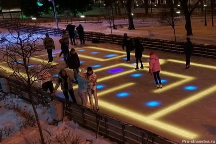 Rink în Gorky Park prețurile biletelor 2016-2017, fotografii