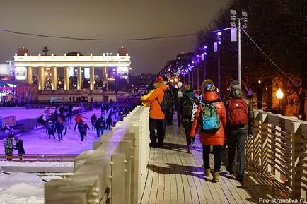 Rink în Gorky Park prețurile biletelor 2016-2017, fotografii