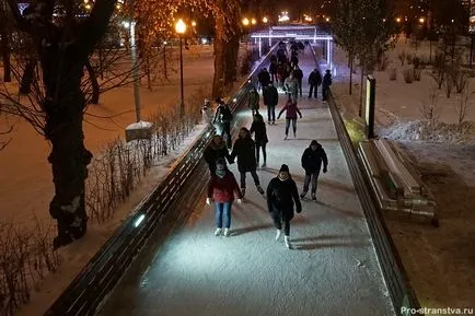 Rink în Gorky Park prețurile biletelor 2016-2017, fotografii