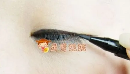 Chineză make-up face minuni - distractiv fotografie amuzant