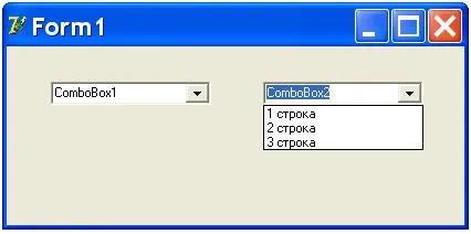 Компонент Delphi ComboBox