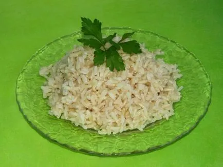 Barna rizs egy lépésről lépésre recept multivarka