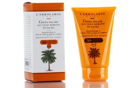 Fényvédő SPF 50 jobb ember és öregségi foltok