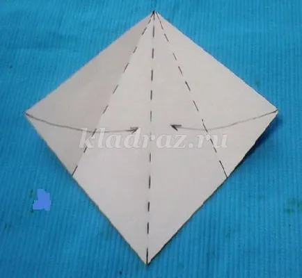 Nap a művészeti papír origami Grade 3