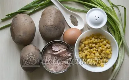 Chops și cartofi conserve reteta pas cu pas (8 poze)